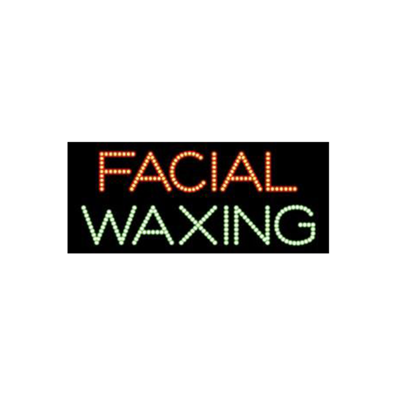 Cre8tion LED Signs Facial Waxing 1, 23016 KK BB 